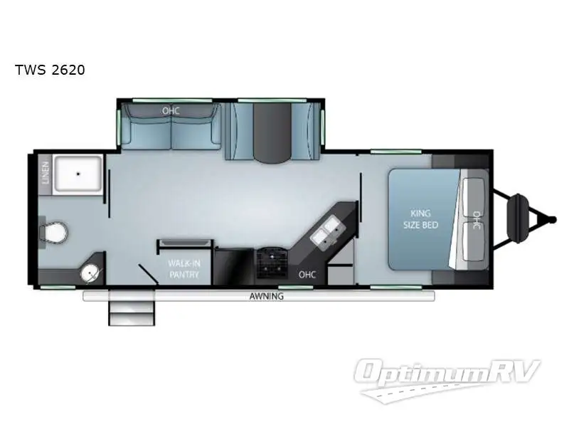 2022 Cruiser Twilight Signature TWS 2620 Floorplan Photo