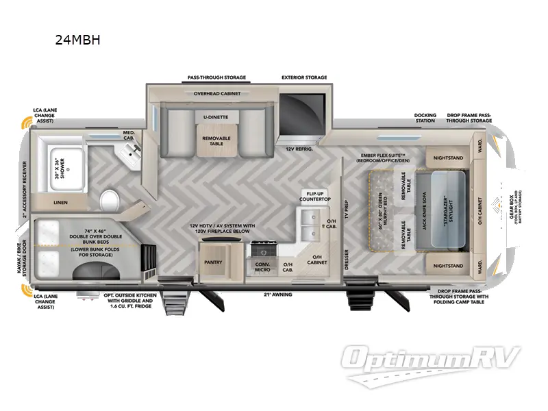 2024 Ember Touring Edition 24MBH Floorplan Photo