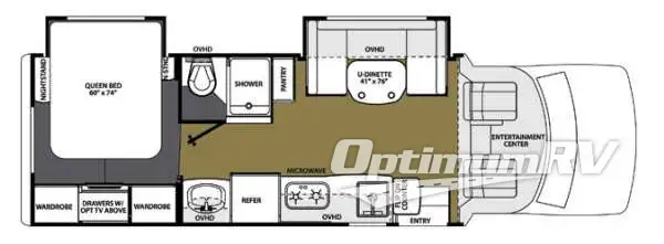 2013 Forest River Lexington 265DS Floorplan Photo