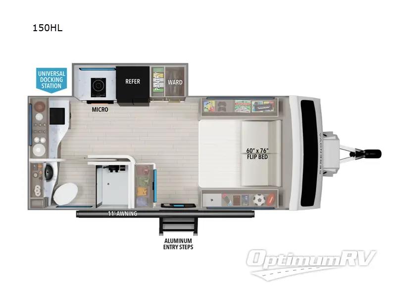 2026 Grand Design Serenova 150HL Floorplan Photo