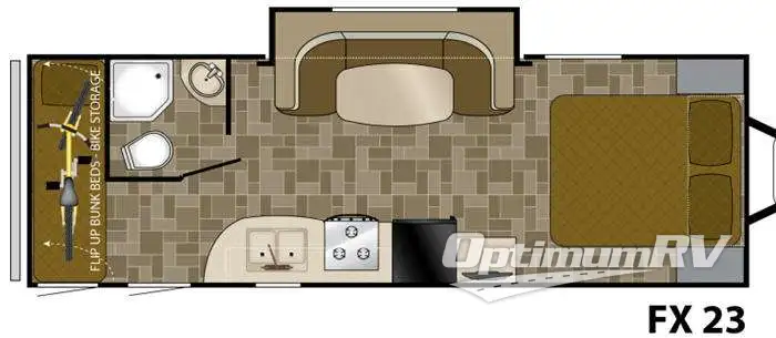 2013 Heartland North Trail FX23 Focus Edition Floorplan Photo