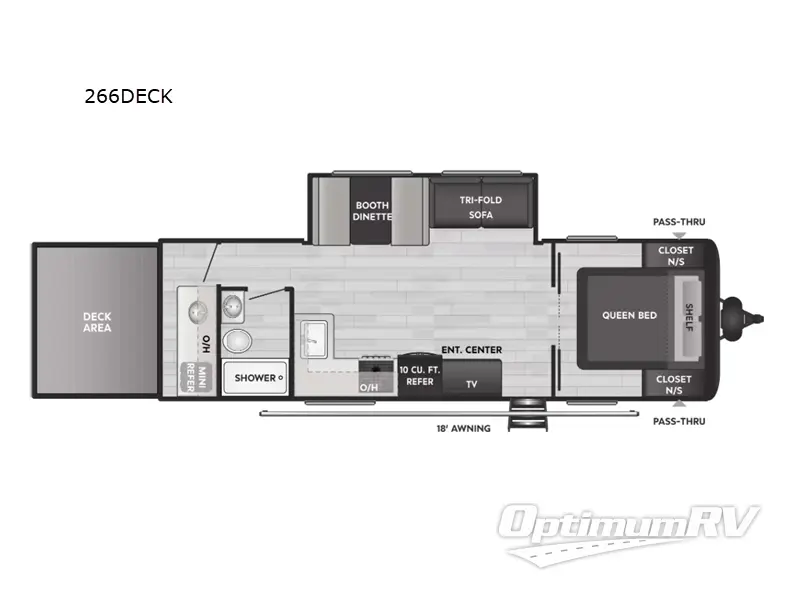 2025 Keystone Springdale 266DECK Floorplan Photo