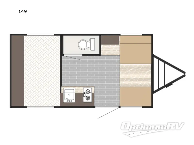 2026 Sunset Park SunRay 149 RV Floorplan Photo