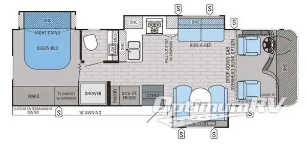 2015 Jayco Precept 31UL Floorplan Photo