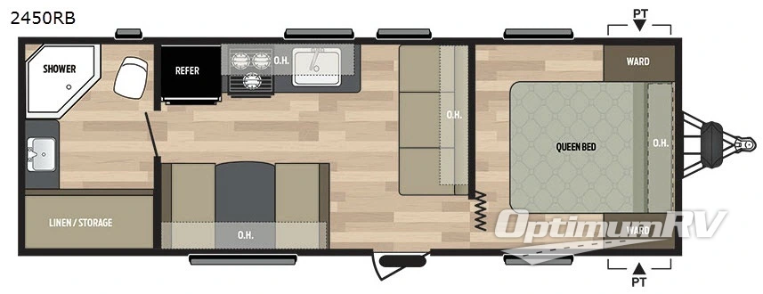 2019 Keystone Springdale 2450RB Floorplan Photo