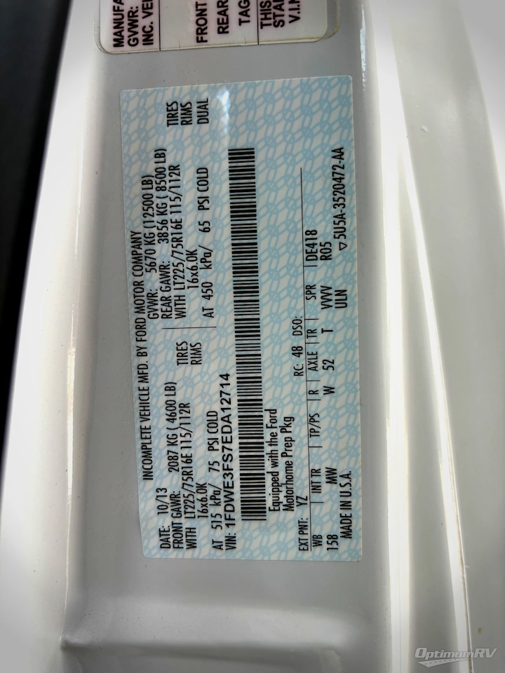 2014 Thor FREEDOM ELITE 23H Photo 16