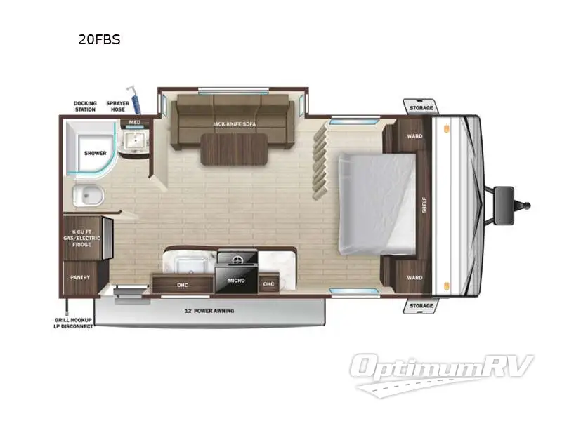 2022 Olympia Olympia 20FBS Floorplan Photo