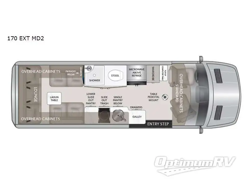 2022 American Coach American Patriot 170 EXT MD2 Floorplan Photo