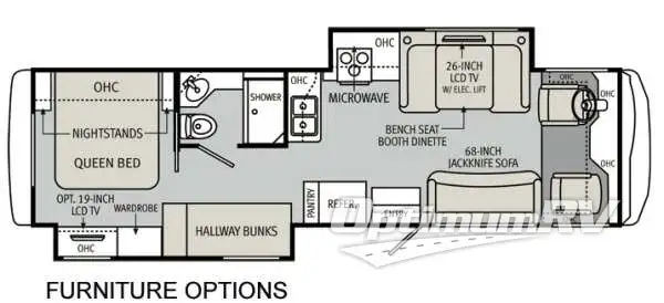 2013 Monaco LaPalma 32 SBD Floorplan Photo