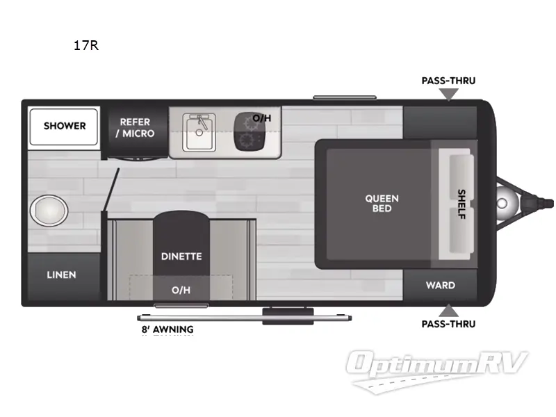 2026 Keystone Coleman 17R Floorplan Photo
