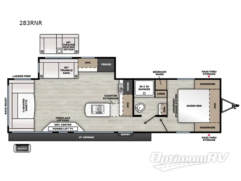 2027 Coachmen Catalina Legacy Edition 283RNR Floorplan Photo