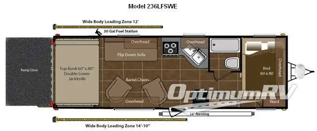 2012 Keystone Energy 236LFSWE Floorplan Photo