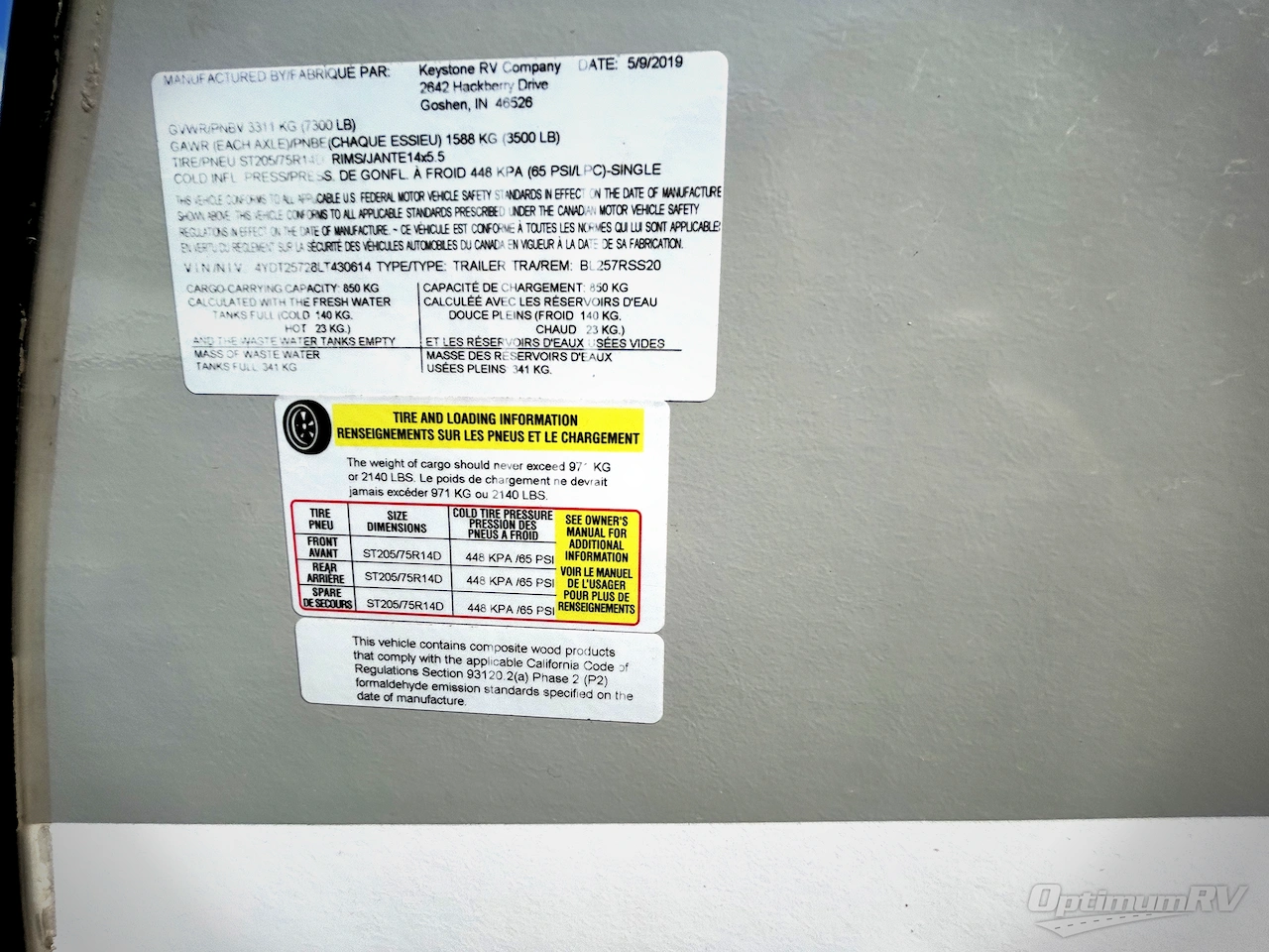 2020 Keystone Bullet 257RSS Photo 19