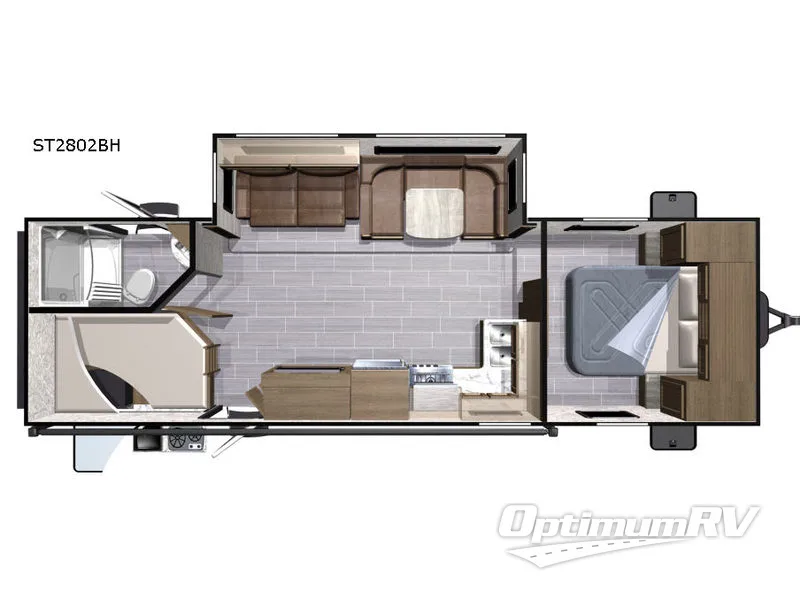 2018 Highland Ridge Silverstar Lite ST2802BH Floorplan Photo