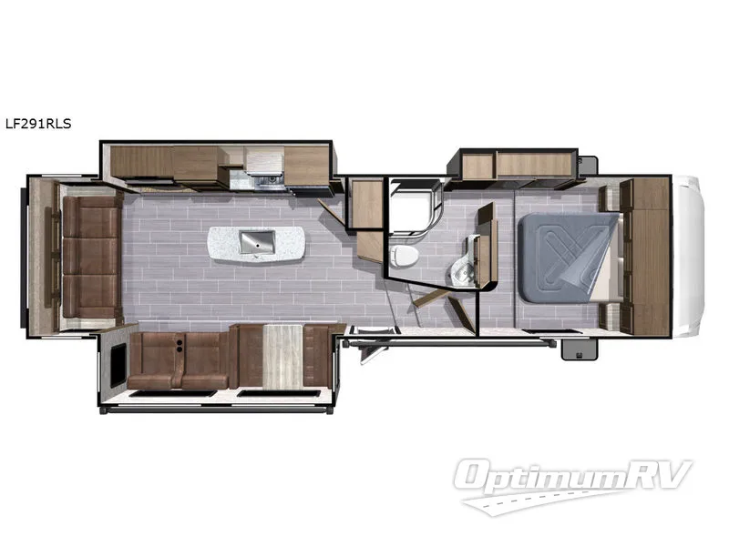 2018 Highland Ridge Open Range Light LF291RLS Floorplan Photo