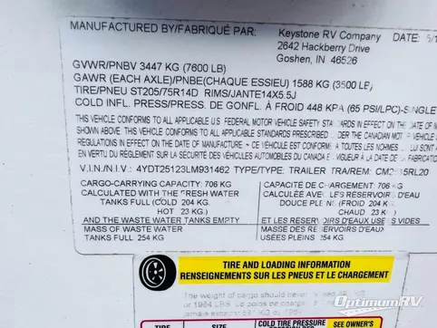 2020 Dutchmen Coleman Light 2515RL RV Photo 4