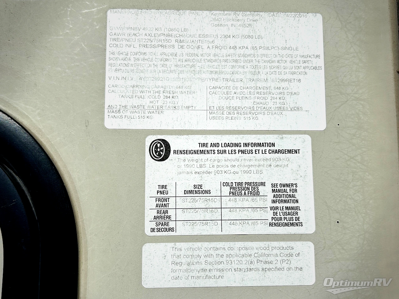 2016 Keystone Sprinter 299RET Photo 18