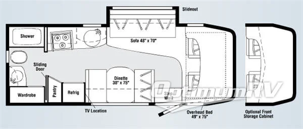 2008 Itasca Navion 24H Floorplan Photo