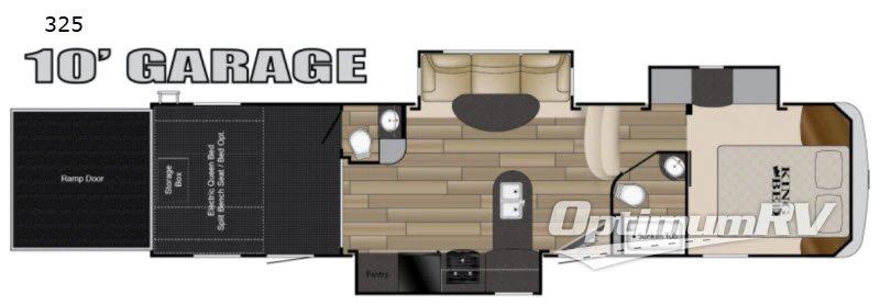 2018 Heartland Torque TQ 325 Floorplan Photo
