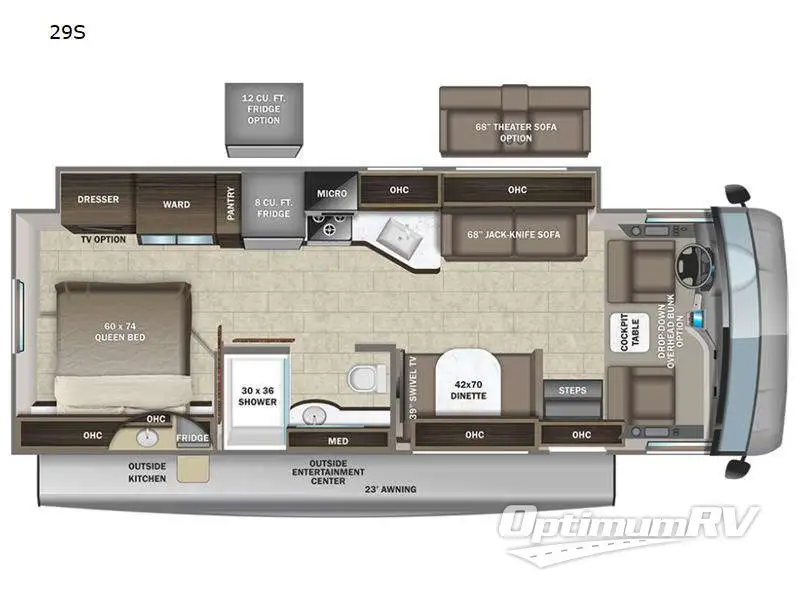 2023 Entegra Vision 29S Floorplan Photo