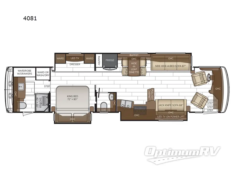 2024 Newmar Dutch Star 4081 Floorplan Photo
