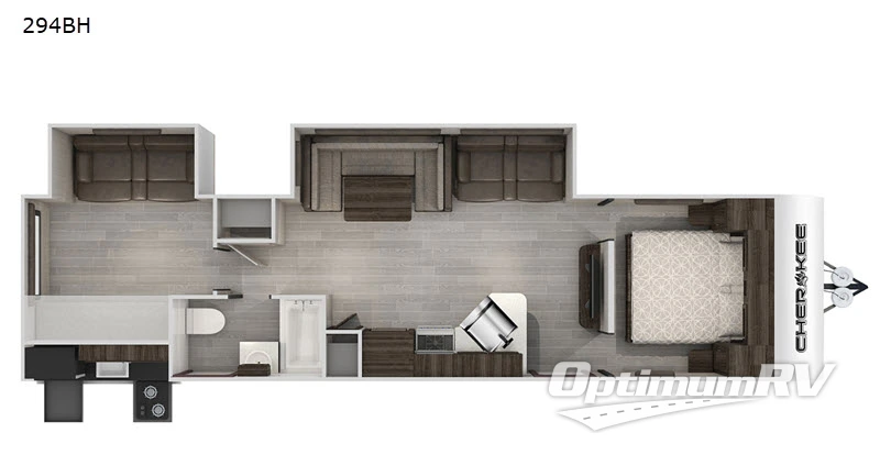 2020 Forest River Cherokee 294BH Floorplan Photo