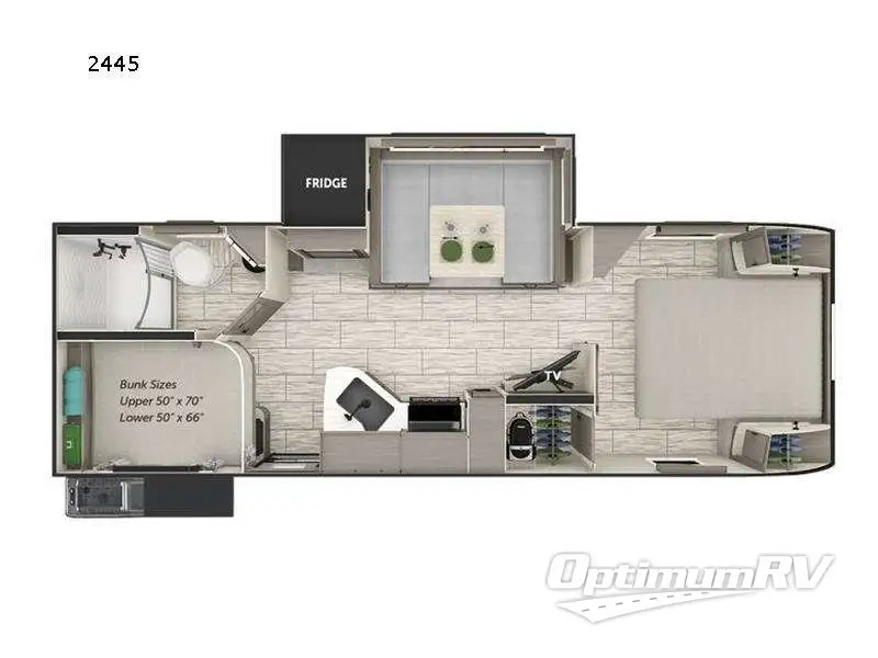 2022 Lance Lance Travel Trailers 2445 Floorplan Photo