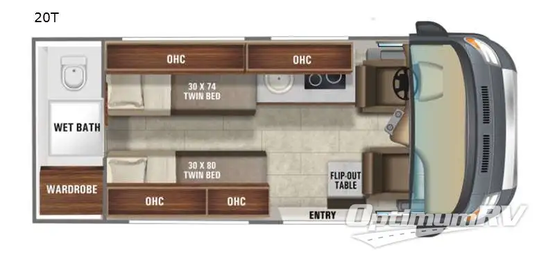 2021 Jayco Swift 20T Floorplan Photo