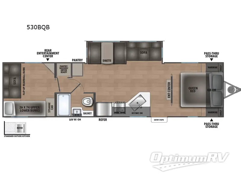 2026 Shasta i-5 Edition 530BQB Floorplan Photo