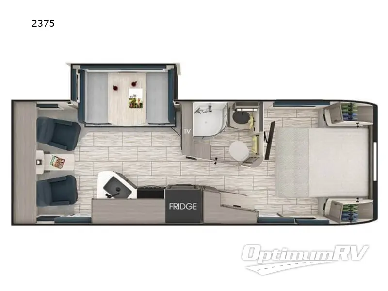 2023 Lance Lance Travel Trailers 2375 RV Floorplan Photo