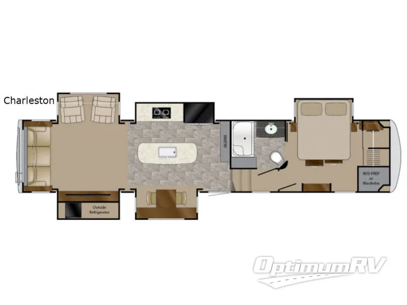 2017 Heartland Landmark 365 CHARLESTON Floorplan Photo