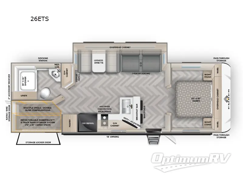 2025 Ember E-Series 26ETS Floorplan Photo