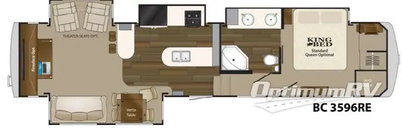 2013 Heartland Big Country 3596 RE Floorplan Photo