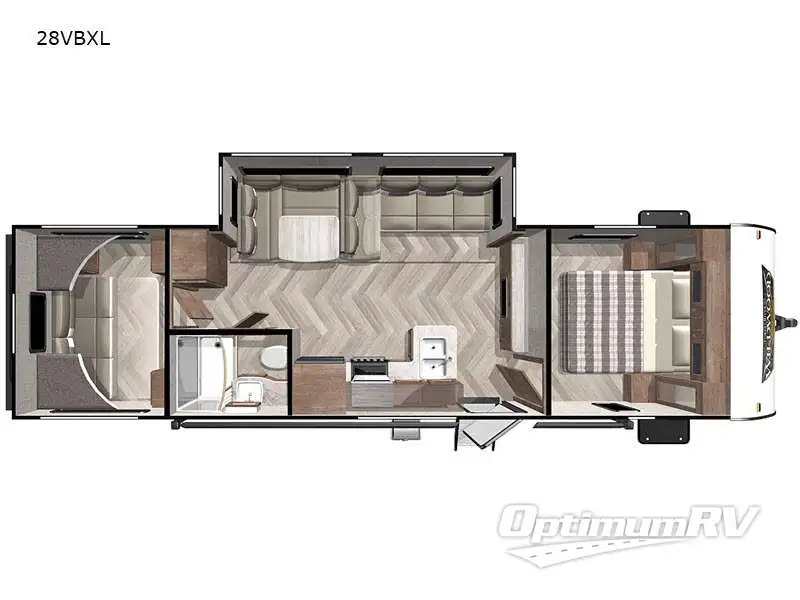 2022 Forest River Wildwood X-Lite 28VBXL RV Floorplan Photo