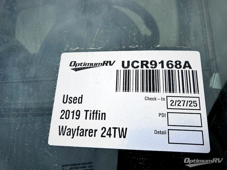 2019 Tiffin Wayfarer 24TW RV Photo 1