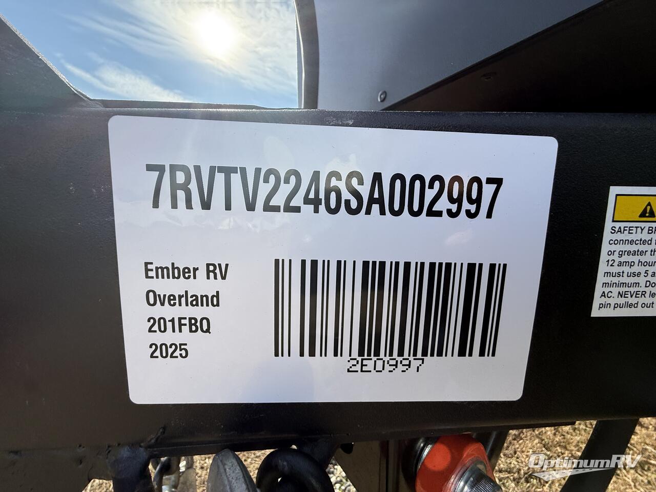 2025 Ember Overland Series 201FBQ Photo 15