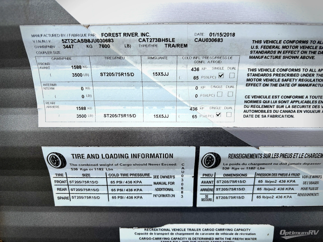 2018 Coachmen Catalina Legacy 273BHS Photo 15