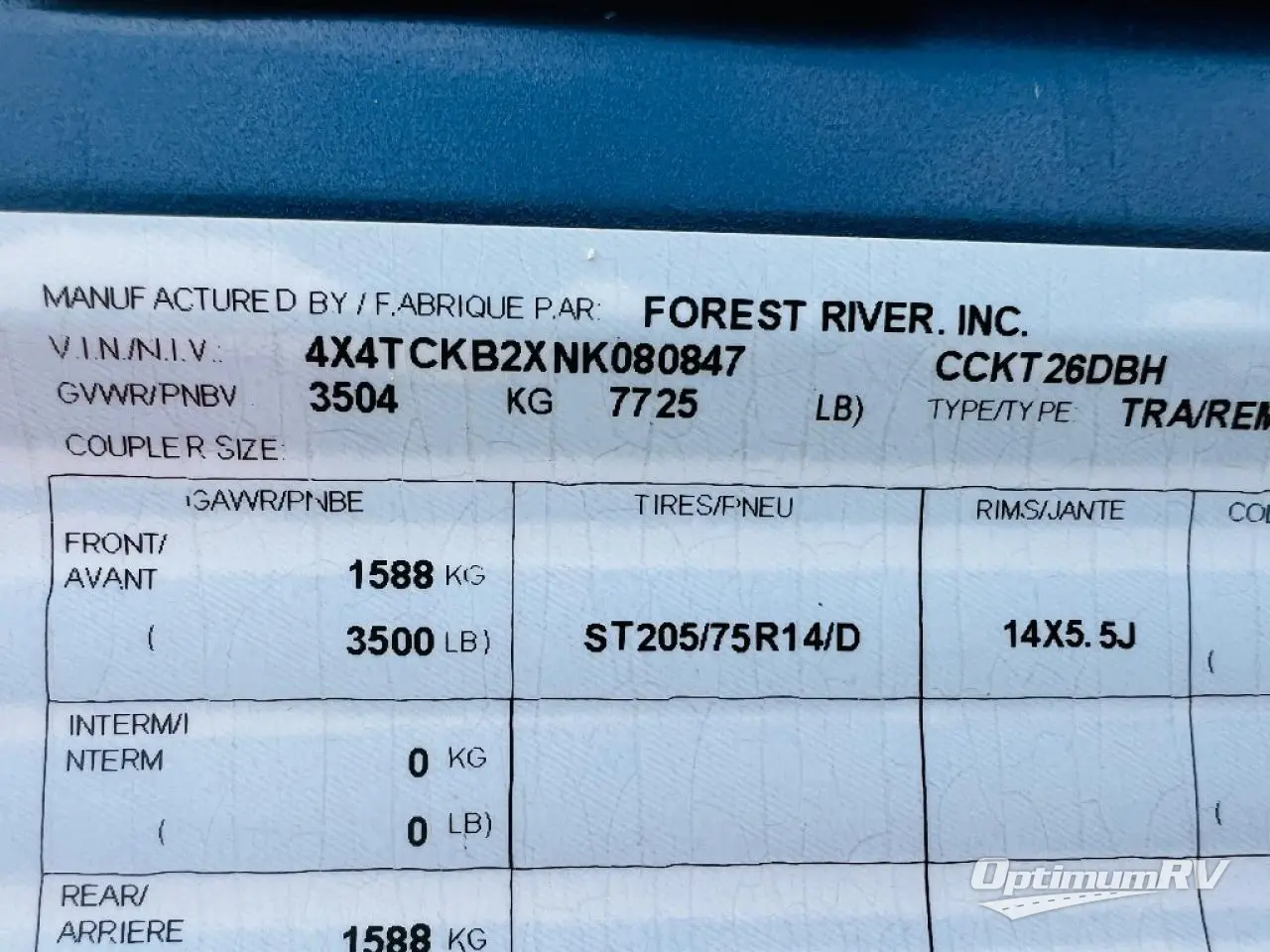 2022 Forest River Cherokee Grey Wolf 26DBH Photo 22