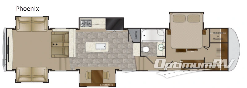 2018 Heartland Landmark 365 Phoenix Floorplan Photo
