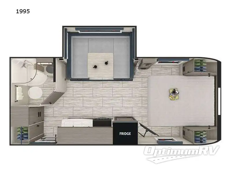2023 Lance Lance Travel Trailers 1995 RV Floorplan Photo