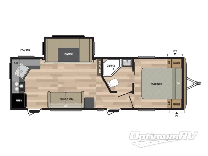 2018 Keystone Springdale 262RK Floorplan Photo