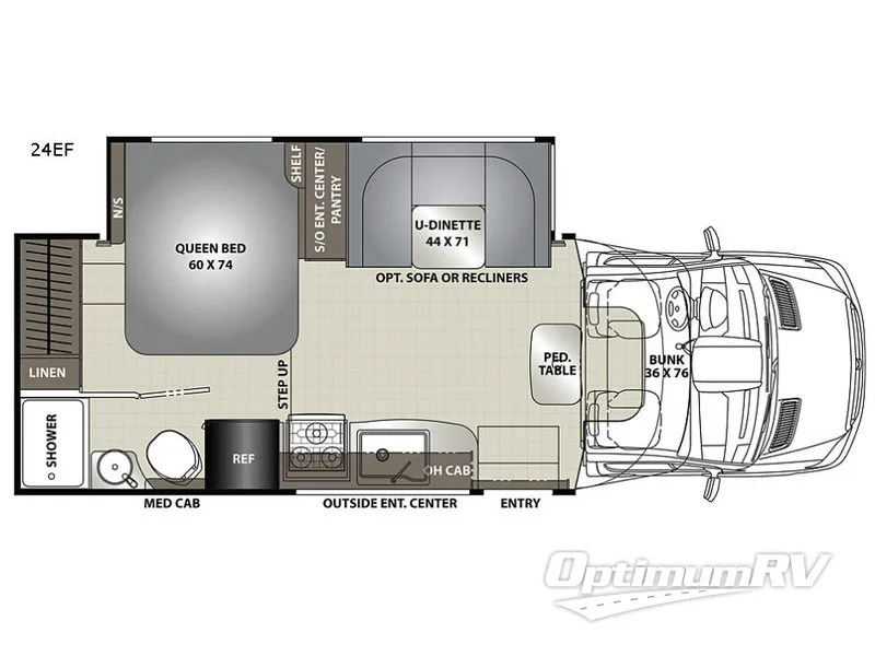 2020 Coachmen Prism Elite 24EF Floorplan Photo