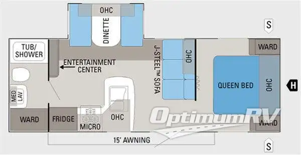 2011 Jayco Jay Flight 24FBS Floorplan Photo