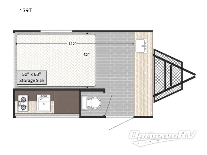 2024 Sunset Park SunRay 139T Floorplan Photo