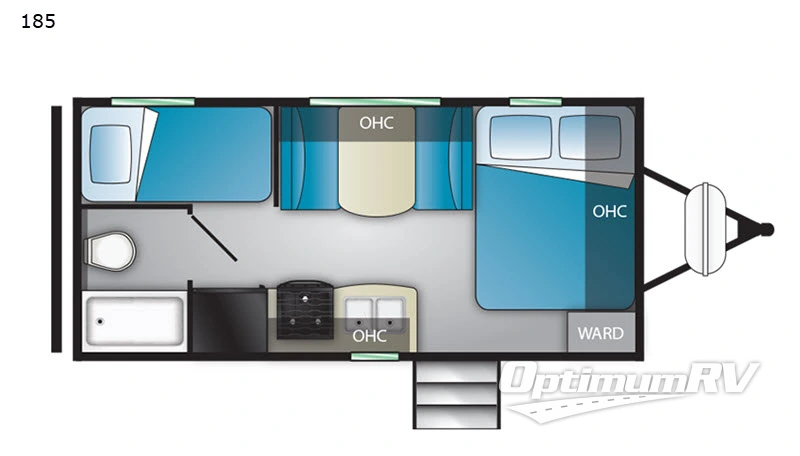 2018 Heartland Mallard 185 Floorplan Photo
