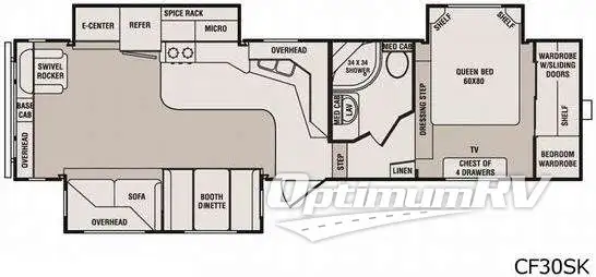 2009 CrossRoads Cruiser CF30SK Floorplan Photo