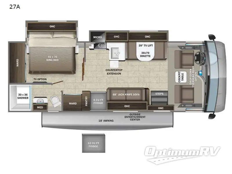 2023 Entegra Vision 27A Floorplan Photo