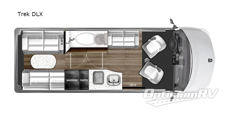 2019 Regency National Traveler TREK DLX RV Floorplan Photo