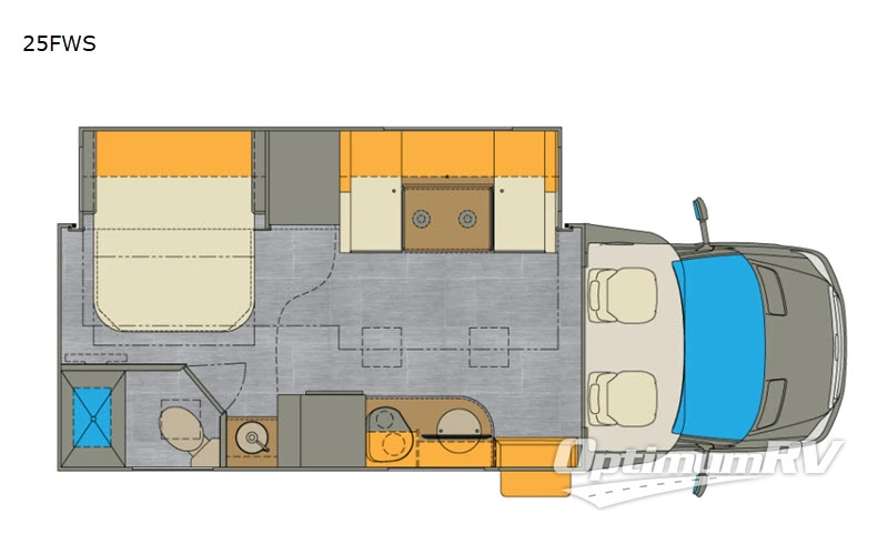 2018 Renegade Vienna 25FWS Floorplan Photo