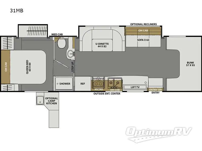 2024 Coachmen Freelander 31MB Floorplan Photo